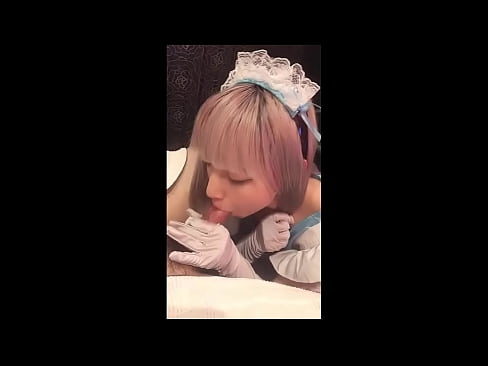 ❤️ Japoniako idoloa [mayuka], neskame frantsesaren mozorroa, 1. zatia, putzua eta ukenduarekin jerk off ️  Sexua gugan